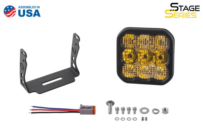 Diode Dynamics SS5 LED Pod Pro - Yellow Spot (Single) - DD6777S