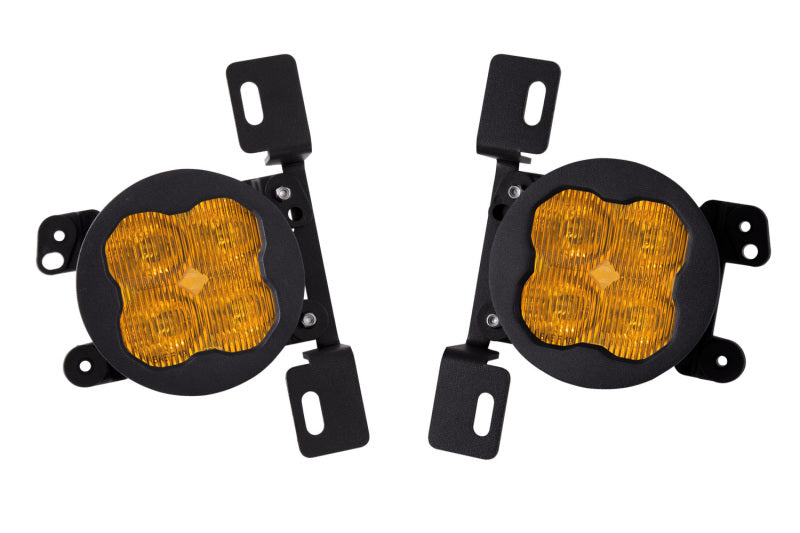 Diode Dynamics SS3 LED Pod Max Type MR Kit - Yellow SAE Fog - DD6697