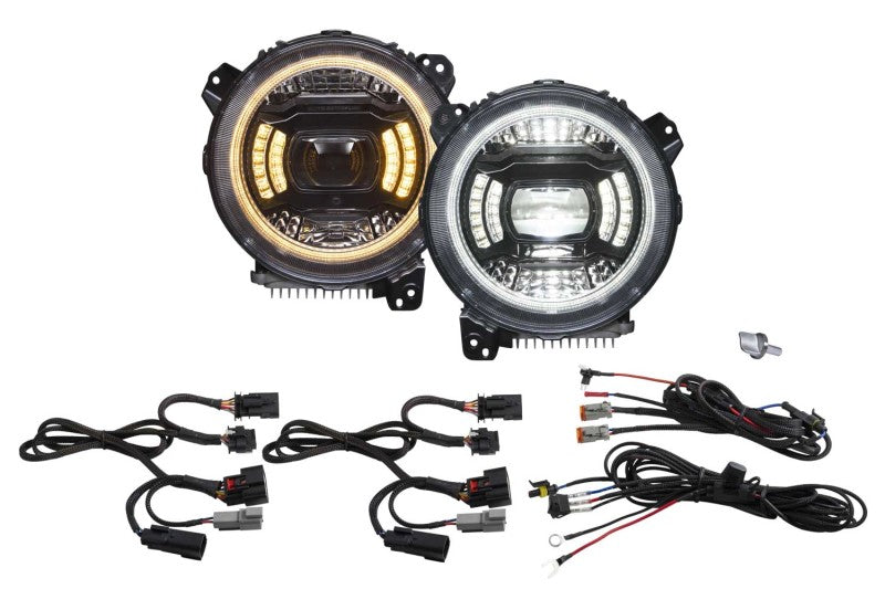 Diode Dynamics 18-23 Jeep JL Wrangler Elite Max LED Headlamps - DD5165