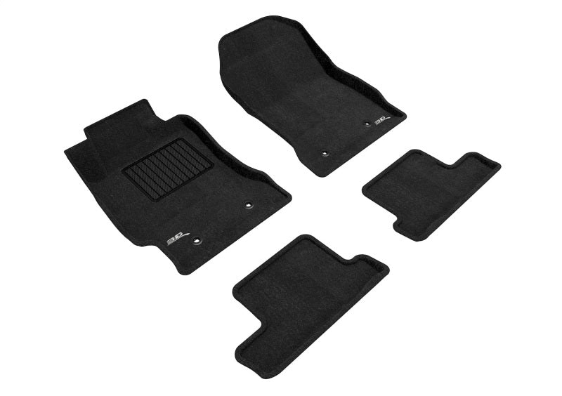 3D Maxpider 13-20 Subaru Brz Elegant 1st 2nd Row - Floor Mat Set (Black)