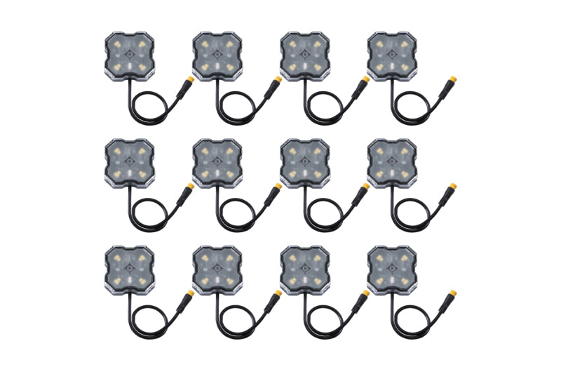 Diode Dynamics Single-Color Rock Light Installer Kit (12-pack) - DD7746