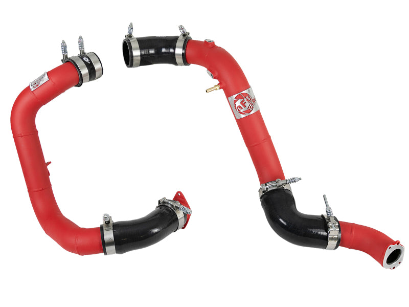 aFe Bladerunner 2.25in &amp; 2.5in Intercooler Tubes Hot &amp; Cold 16-18 Honda Civic I4-1.5L (t) - Red