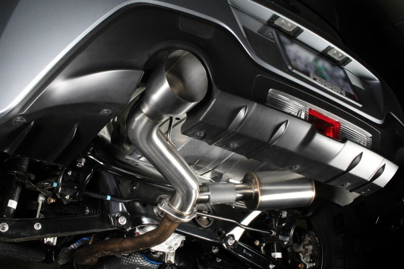 Perrin 2022 BRZ/GR86 Axle Back Exhaust SS (Single Side Exit w/Helmholtz Chamber) - PSP-EXT-368BR