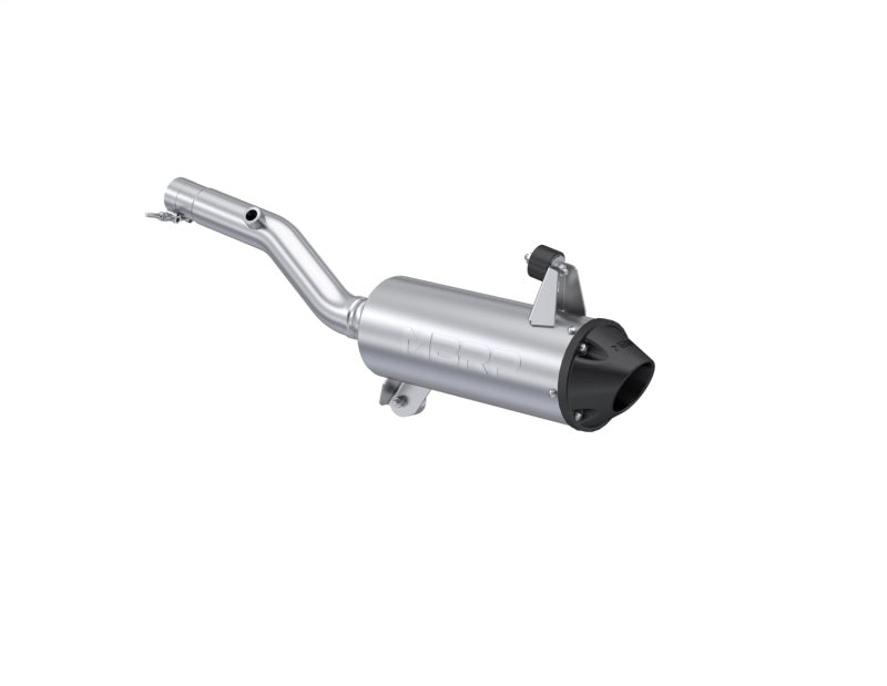 MBRP 18-24 Can-Am Outlander/Max 650/850/1000R 5in Single Slip-on Exhaust System w/ Perf. Muffler - AT-9221PT