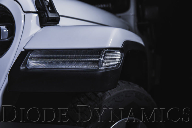 Diode Dynamics 18-21 Jeep JL Wrangler/Gladiator Sidemarkers Clear (set) - DD5068