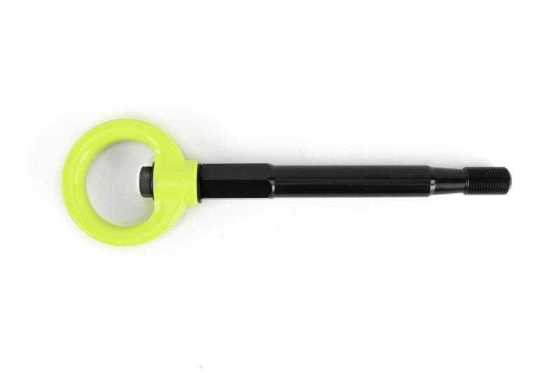 Perrin 2022 Subaru WRX / 18-21 Crosstrek / 14-21 Forester Tow Hook Kit (Front) - Neon Yellow - PSP-BDY-237NY