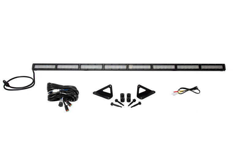 Diode Dynamics 18-21 Jeep JL Wrangler/Gladiator SS50 Hood LED Light Bar Kit - White Flood - DD6105