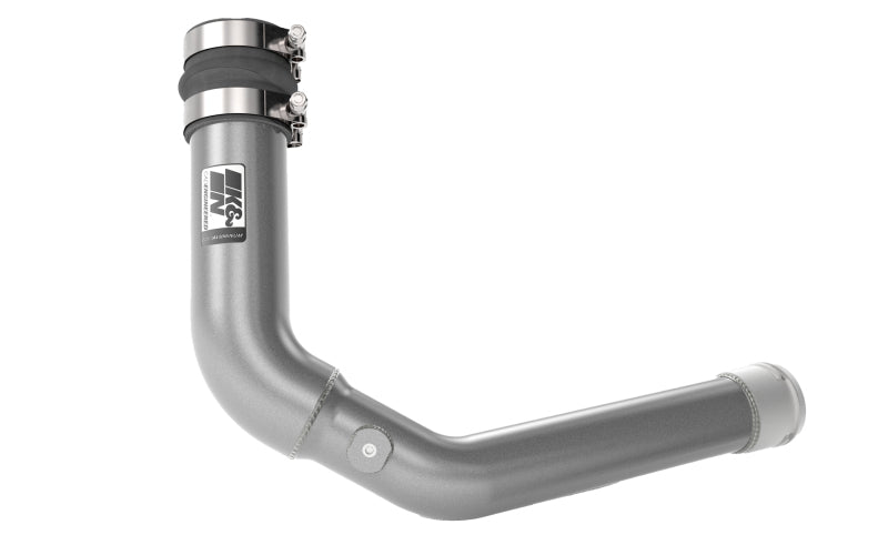 K&amp;N 22-23 Subaru WRX 2.4L H4 Aluminum Charge Pipe Kit - Gunmetal Gray