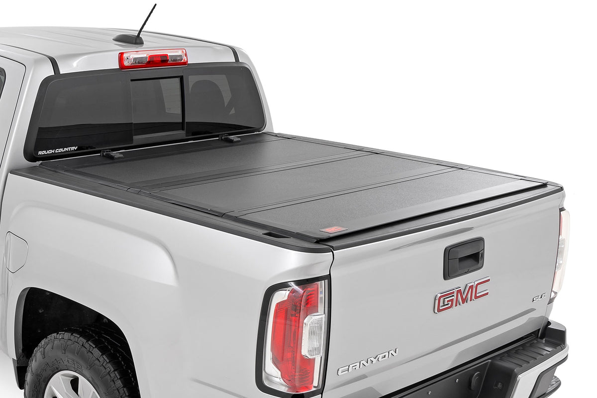 Hard Tri-Fold Flip Up Bed Cover | 5&#39; Bed | Chevy/GMC Canyon/Colorado (15-24)