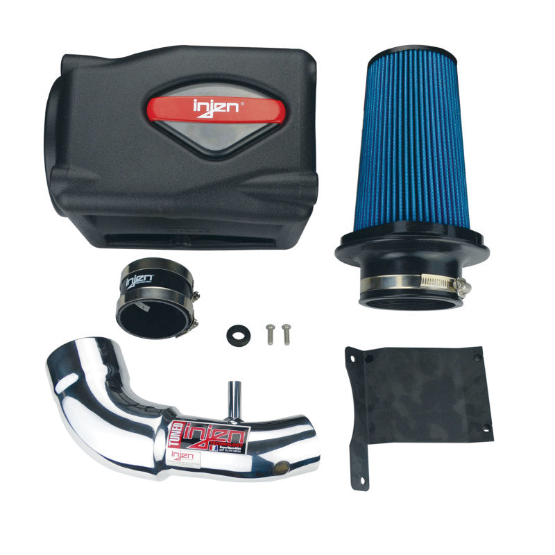 Injen 07-09 Wrangler 3.8L V6 w/ Box Polished Power-Flow Air Intake System - PF5002P