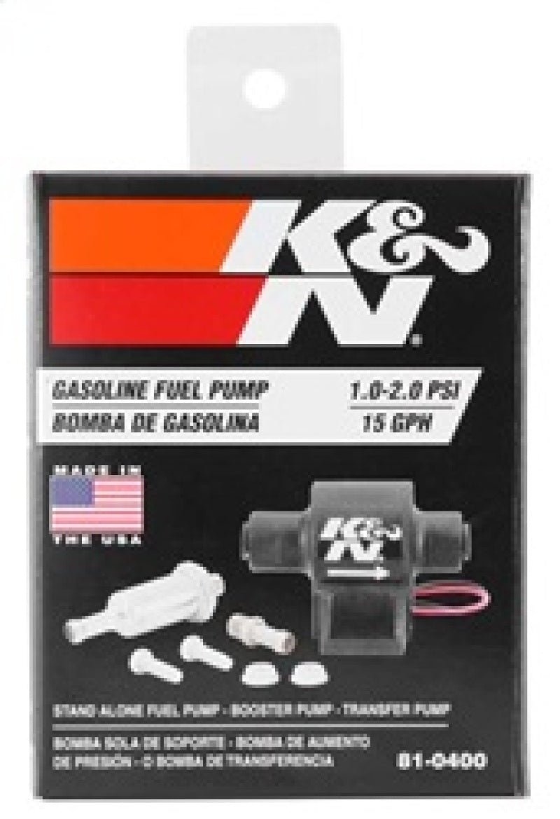 K&amp;N Performance Electric Fuel Pump 1-2 PSI