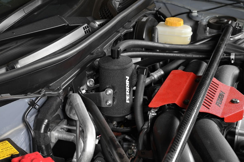 Perrin 22-23 Toyota GR86 / 13-16 Scion FR-S / 13-23 Subaru BRZ Air Oil Separator - Black - PSP-ENG-612BK