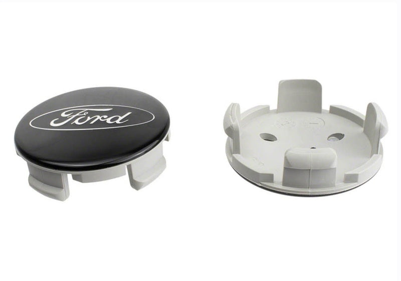 Ford Racing Car Black and Chrome Wheel Cap - M-1096K-BCC