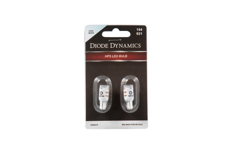 Diode Dynamics 194 LED Bulb HP5 LED - Amber (Pair) - DD0025P