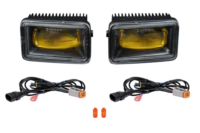 Diode Dynamics Elite Foglamp Type F2 - Yellow (Pair) - DD5174P