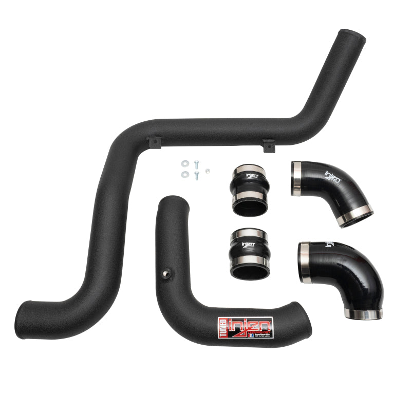 Injen 13-18 Ford Focus ST L4 2.0L Turbo SES Intercooler Pipes Wrinkle Black - SES9002ICPWB