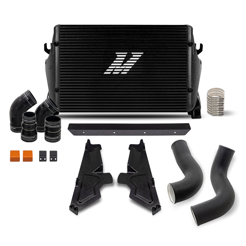 Mishimoto 2019+ Dodge Ram 6.7L Cummins Intercooler Kit / BK Cooler - WBK Pipes - MMINT-RAM-19KBKWBK