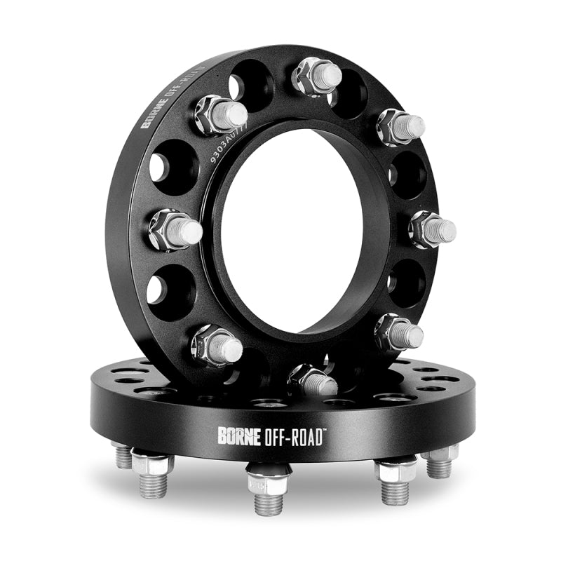 Borne Off-Road Wheel Spacers 8x165.1 116.7 45 M14 Black