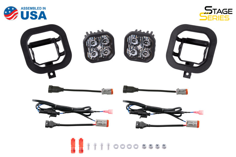 Diode Dynamics SS3 Max Type SD Kit ABL - Yellow SAE Fog - DD7098