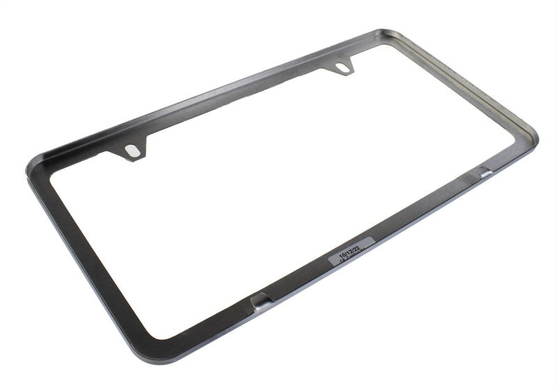 Ford Racing Slim License Plate Frame - Brushed Stainless Steel - M-1828-SSC