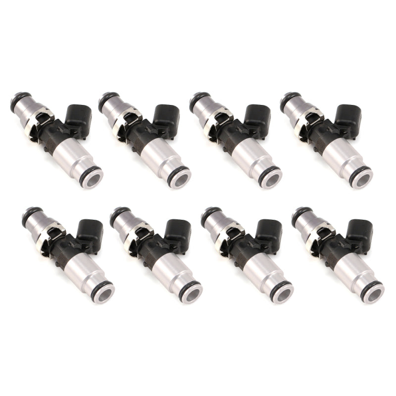 Injector Dynamics 2600-XDS Injectors - 60mm Length - 14mm Top - 14mm Bottom Adapter - Pot (Set of 8)