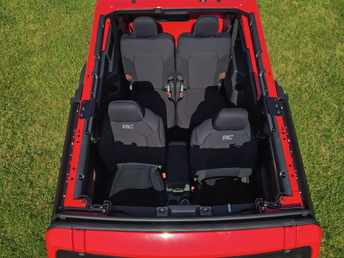 Seat Covers | Bucket Seats | FR &amp; RR | Ford Bronco (2 Door) 4WD (2021-2024)