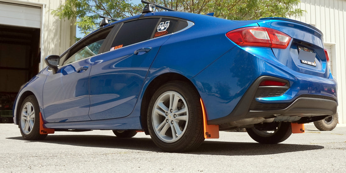 17-19 Chevrolet Cruze FT Rokblokz Rally Mud Flaps in Original