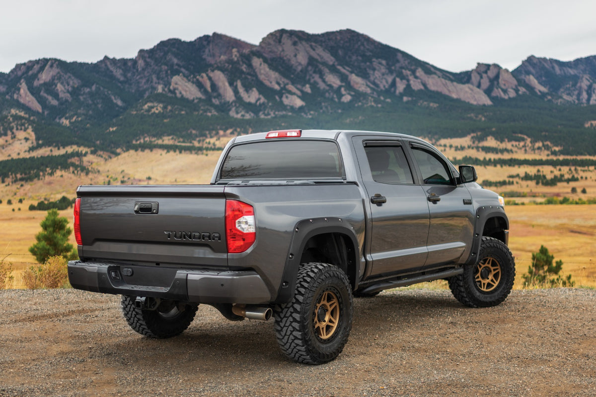 Pocket Fender Flares | 6 &amp; 8&#39; Bed | Gloss Black | Toyota Tundra (14-21)