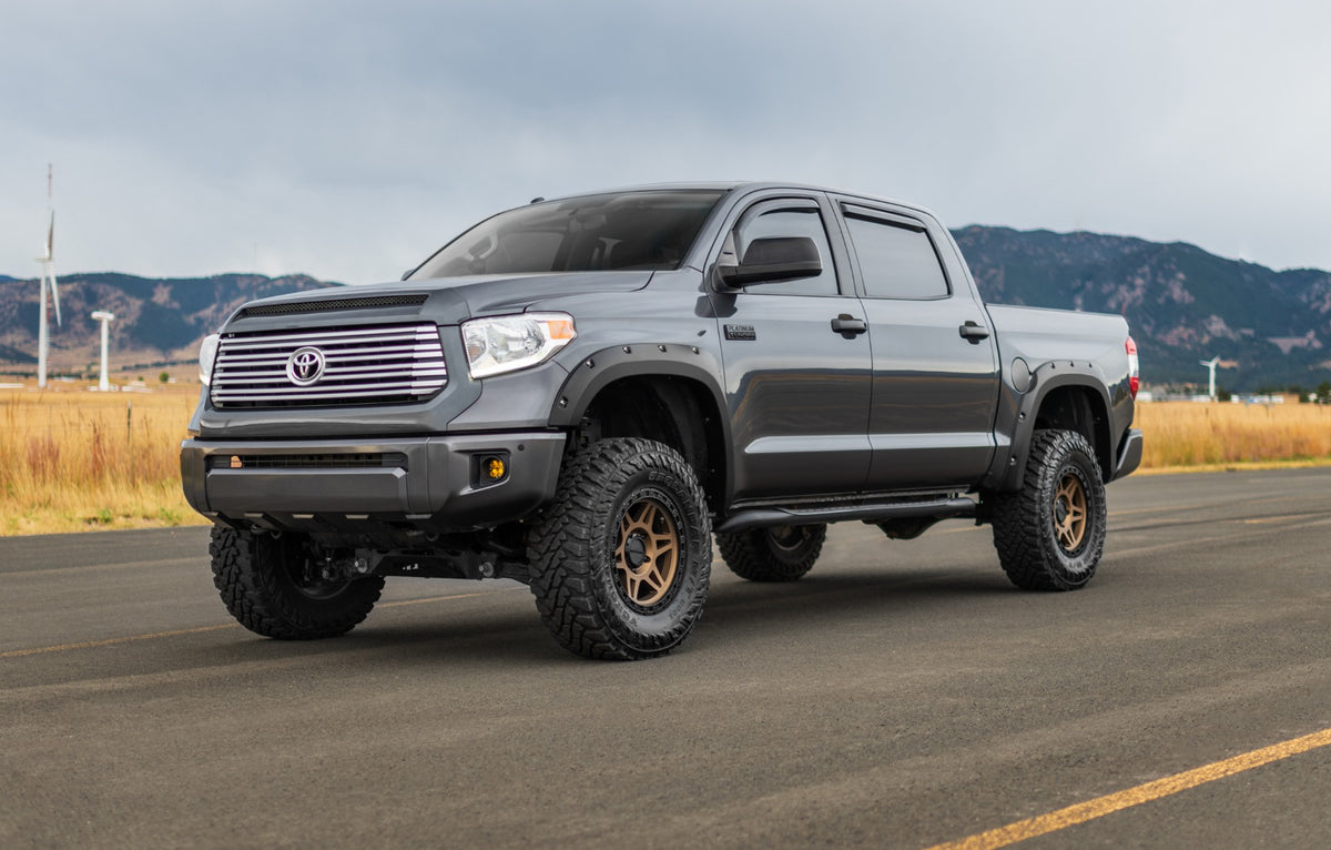 Pocket Fender Flares | 6 &amp; 8&#39; Bed | Gloss Black | Toyota Tundra (14-21)