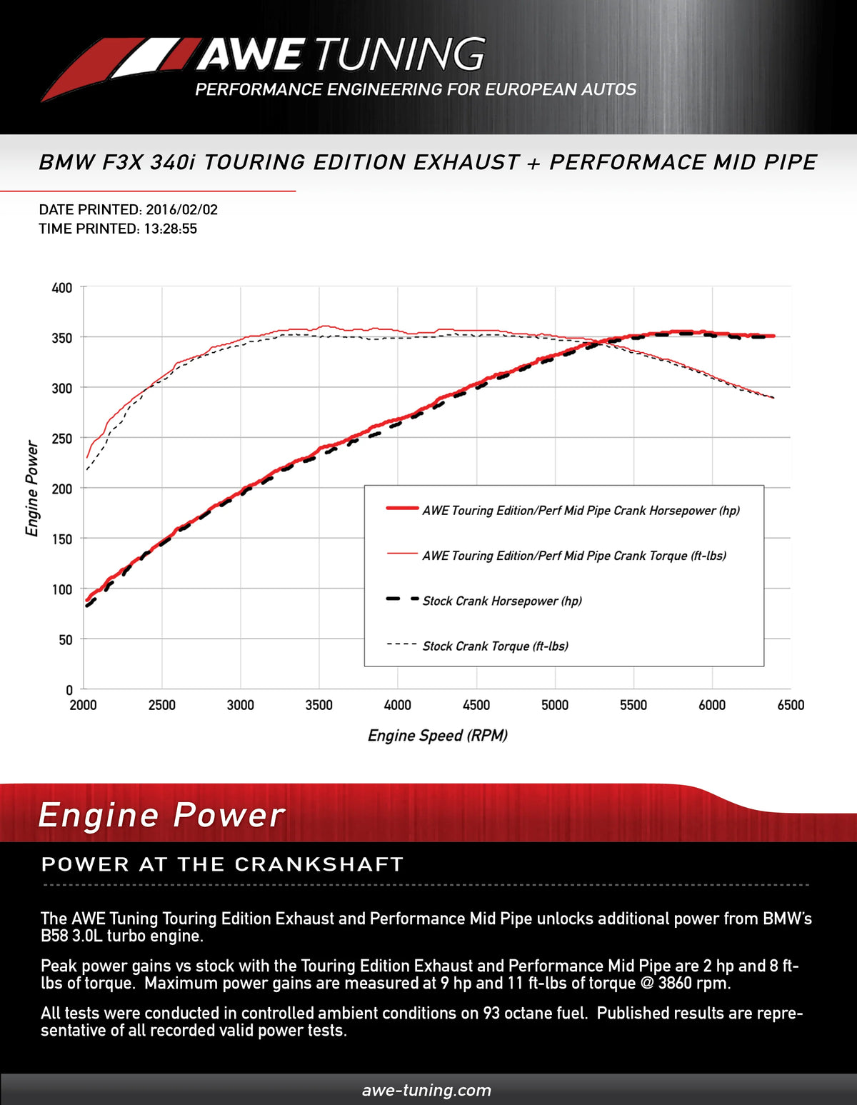 AWE Tuning BMW F22 M240i Performance Mid Pipe