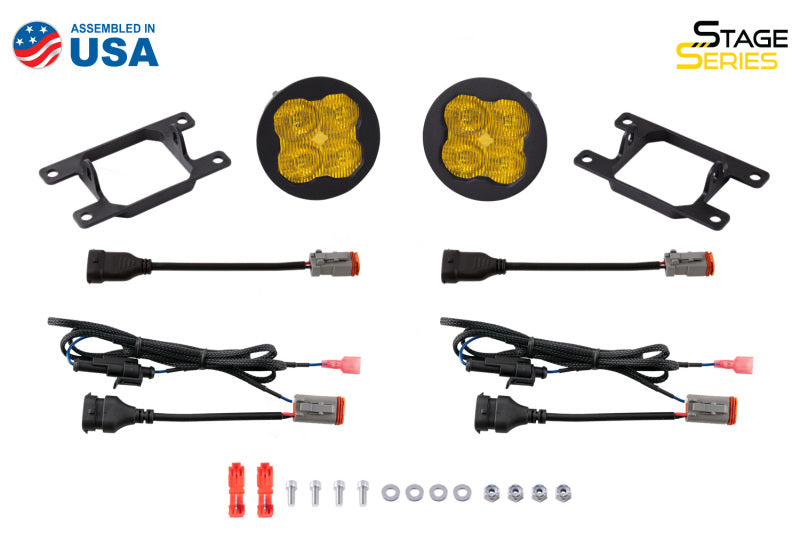 Diode Dynamics SS3 Max Type A Kit ABL - Yellow SAE Fog - DD6986