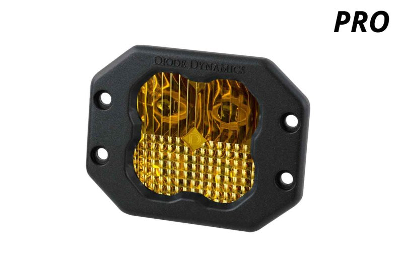 Diode Dynamics SS3 Pro ABL - Yellow Driving Flush (Single) - DD6939S