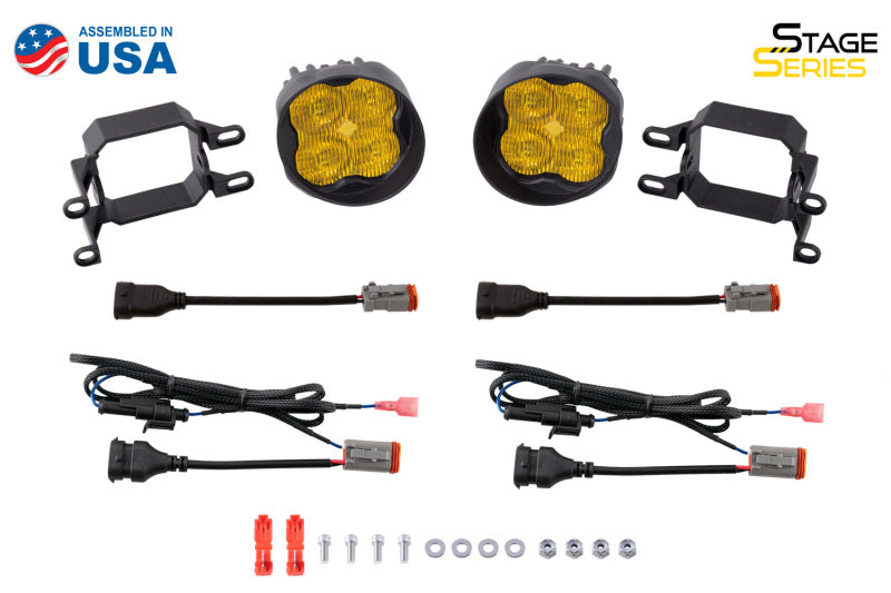 Diode Dynamics SS3 Max Type B Kit ABL - Yellow SAE Fog - DD7002