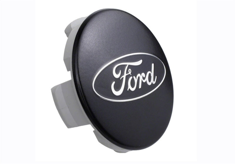 Ford Racing Ford Car Black &amp; Chrome Wheel Center Cap Kit - Satin - M-1096K-BCS