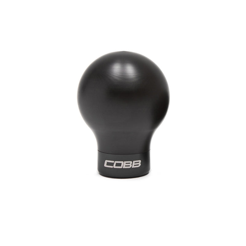 Cobb Subaru 6-Speed COBB Shift Knob - Black w/Stealth Black Collar (Non-Weighted) - 213350-BK