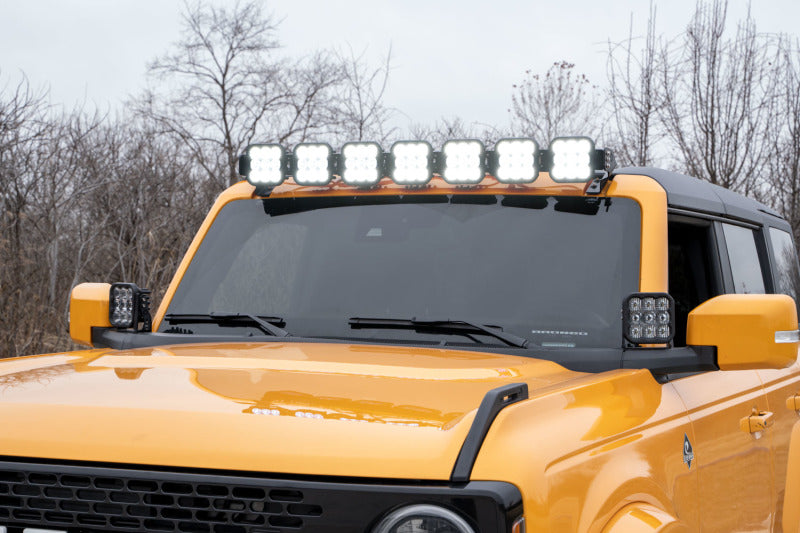 Diode Dynamics Bronco SS5 Pro CrossLink Windshield - Yellow Combo Lightbar Kit - DD7265