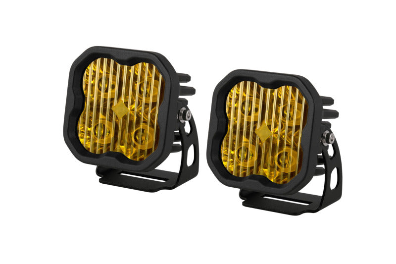 Diode Dynamics SS3 LED Pod Pro - Yellow Driving Standard (Pair) - DD6132P