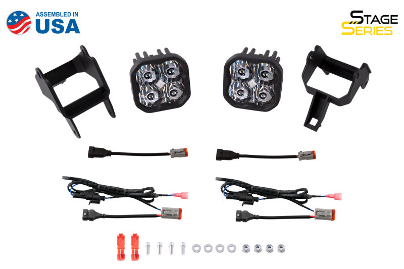 Diode Dynamics SS3 Pro Type SDX Kit ABL - White SAE Fog - DD7104