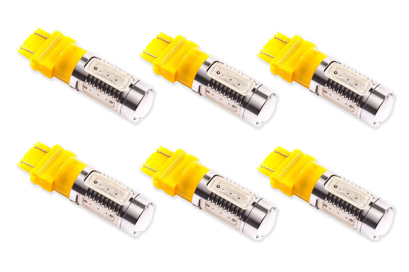 Diode Dynamics 3157 LED Bulb HP11 LED - Amber Set of 6 - DD0050H