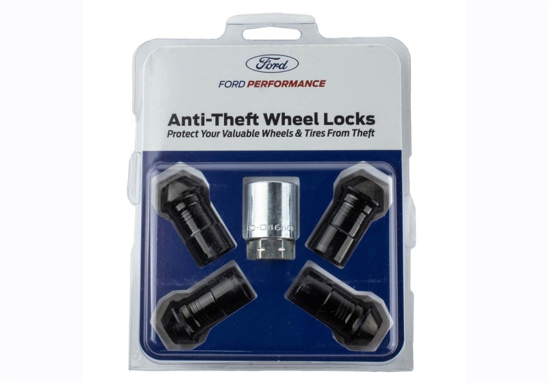 Ford Racing M14 x 1.5 Black Security Lug Nut Kit - Set of 4 - M-1A043-A