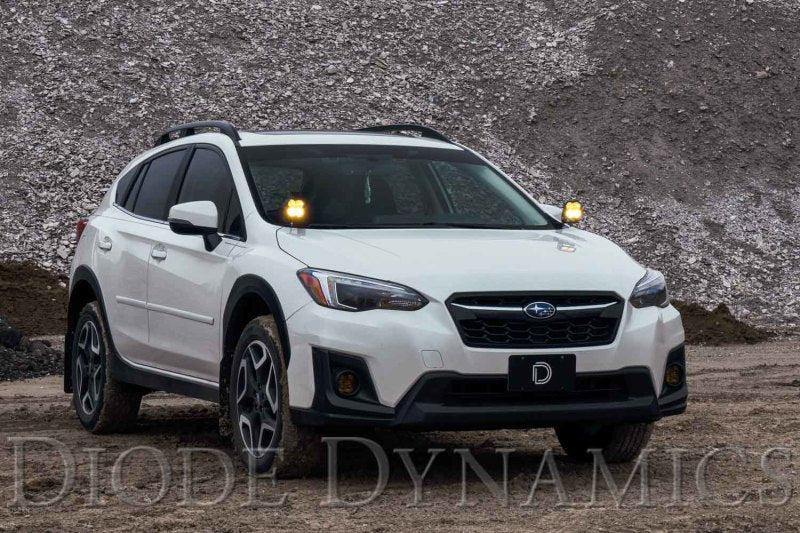 Diode Dynamics 18-21 Subaru Crosstrek Sport SS3 LED Ditch Light Kit - White Combo - DD6558