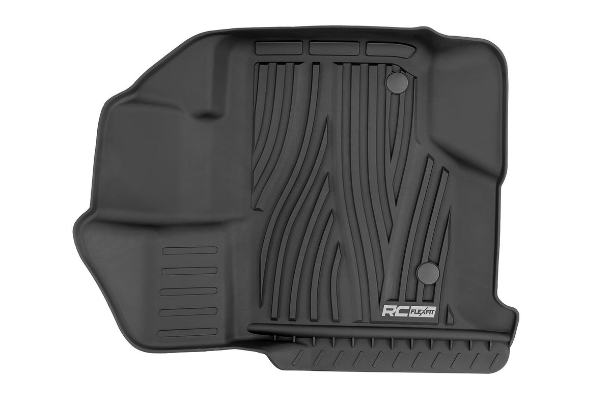 Flex-Fit Floor Mats | FR &amp; RR | Ford F-150 (15-24)/F-150 Lightning (22-24)/Raptor (17-24)