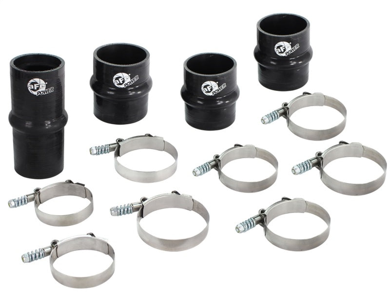 aFe BladeRunner Intercooler Couplings &amp; Clamps Kit Replacement 03-07 Dodge Diesel Trucks L6-5.9L(td)