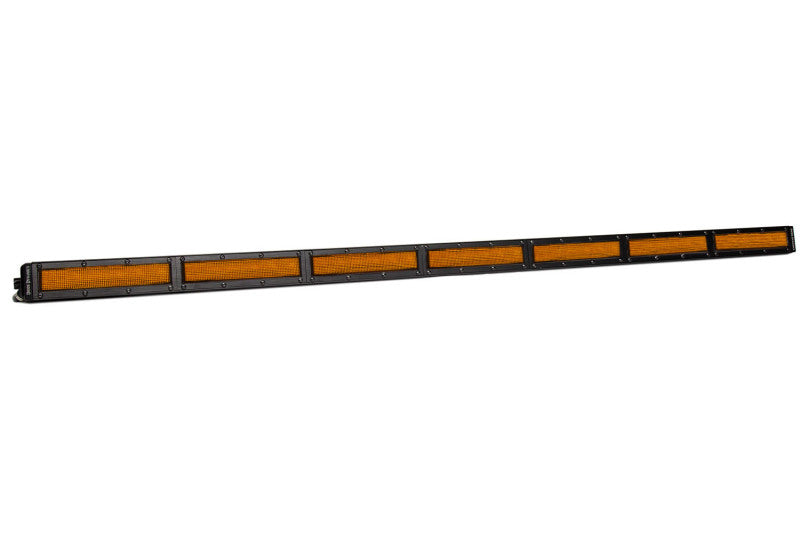 Diode Dynamics 42 In LED Light Bar Single Row Straight - Amber Flood Each Stage Series - DD6046