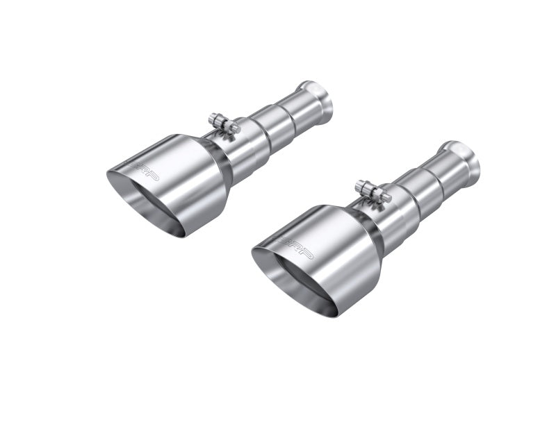 MBRP 19-24 Ram 1500 Classic 5.7L Hemi 5in OD Dual Wall Angle Cut T304 SS CB Exhaust Tips - Pair - T5200