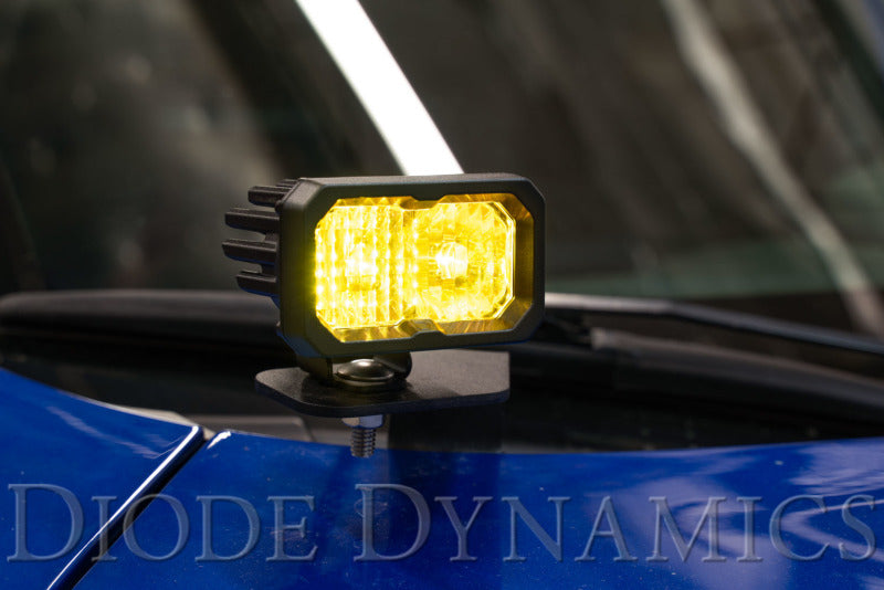 Diode Dynamics 15-21 Subaru WRX/STi Sport SS3 LED Ditch Light Kit - Yellow Combo - DD6613