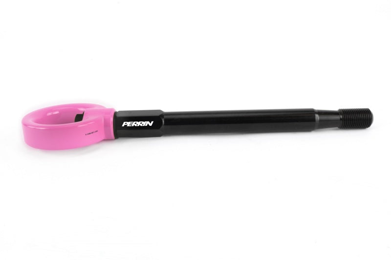 Perrin 08-14 Subaru WRX/STI Tow Hook Kit (Front) - Hyper Pink - PSP-BDY-231HP