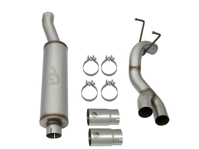 aFe POWER Rebel Series 3.5in 409 SS Cat Back Exhaust w/Pol Tips 14-17 RAM 2500/3500 V8-6.4L Hemi