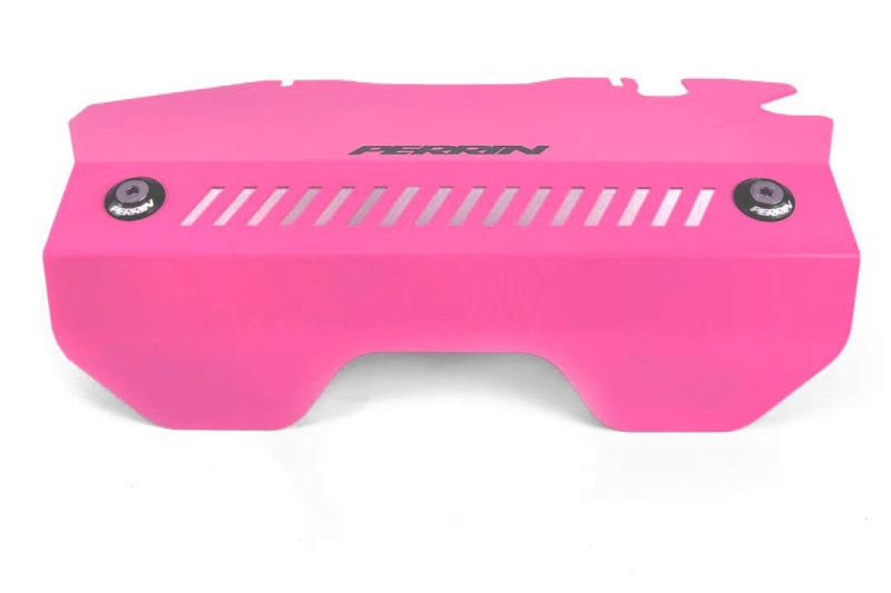 Perrin 2015+ Subaru WRX Engine Cover Kit (Intercooler Shroud + Pulley Cover) - Hyper Pink - PSP-ENG-165HP