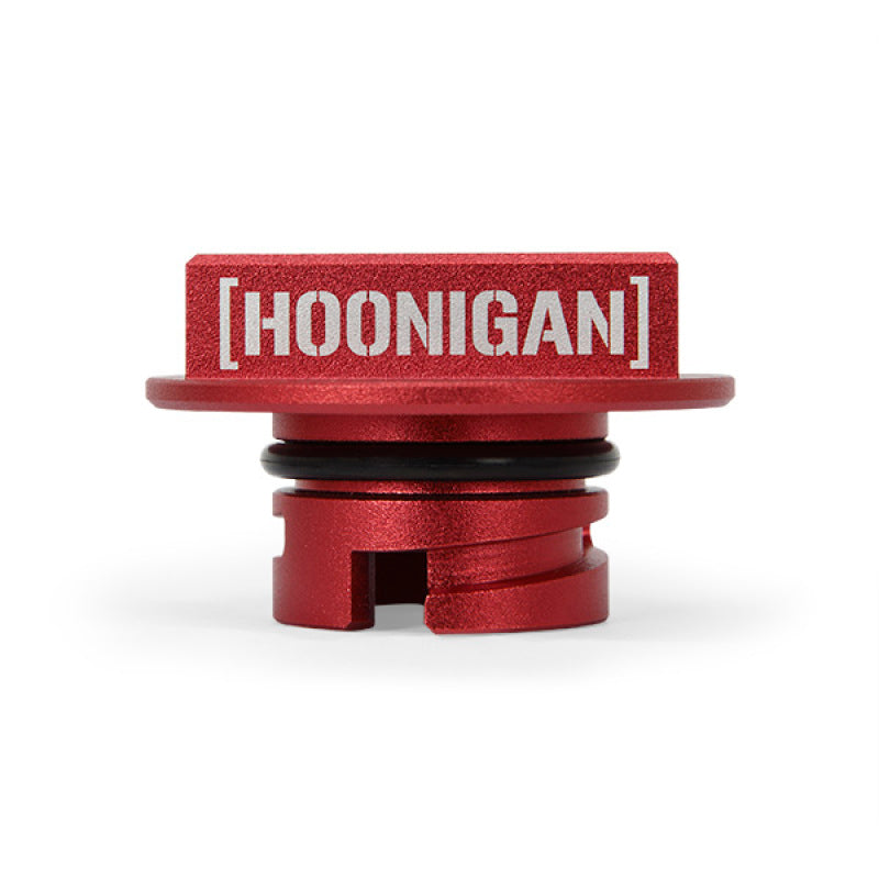 Mishimoto 2015+ Ford Mustang EcoBoost/2013+ Ford Focus ST Hoonigan Oil Filler Cap - Red - MMOFC-MUS4-15HRD